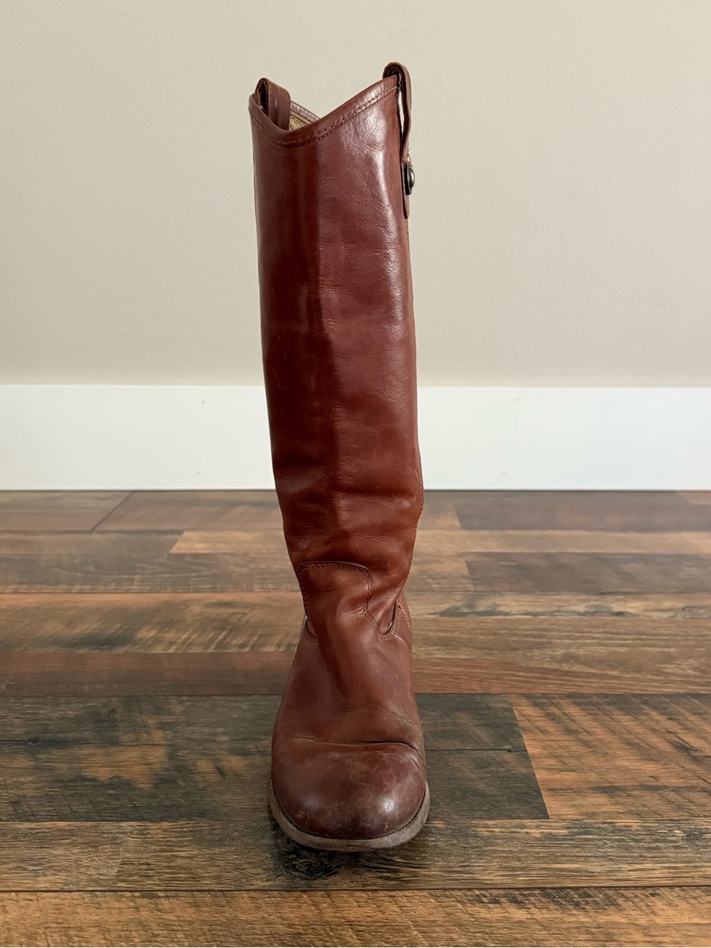 Frye Melissa Button Boots in Cognac - Picture 2 of 12